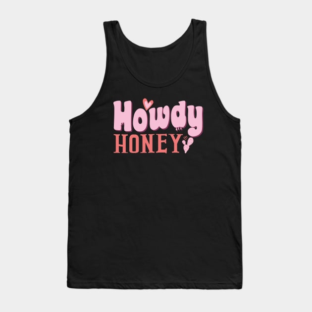 Howdy Honey Valentines Day Tank Top by EvetStyles